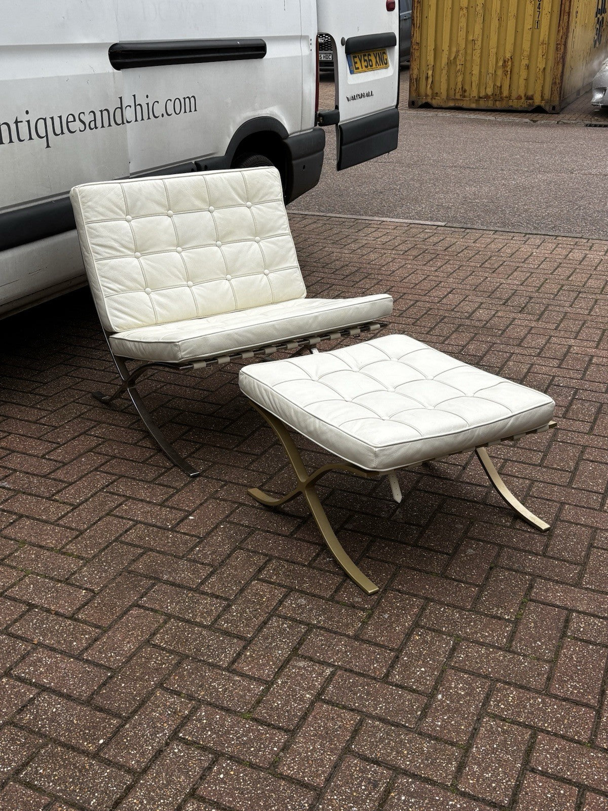 Barcelona Chair and Ottoman