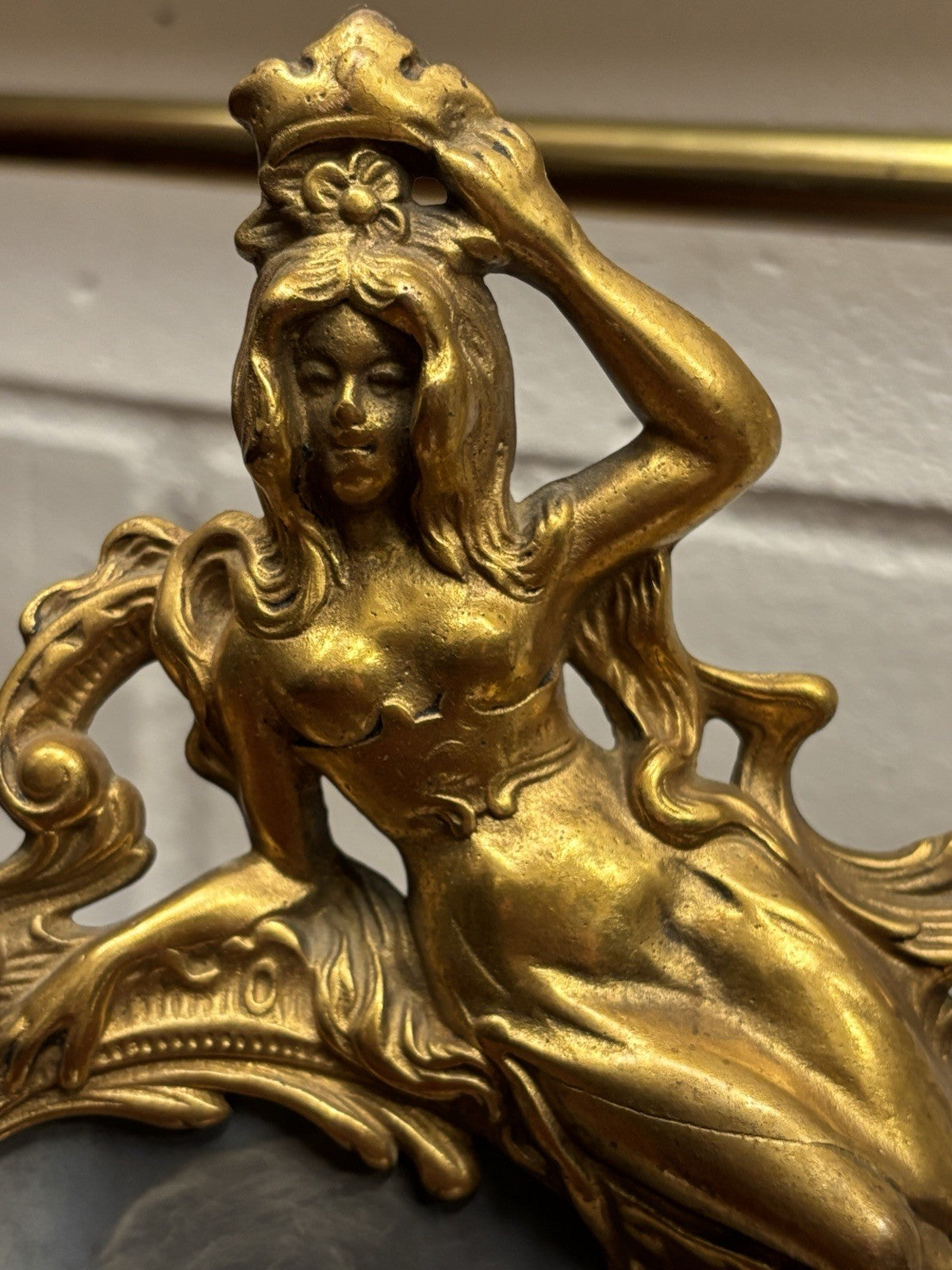 Art Noveau Gilt Bronze Photo Frame