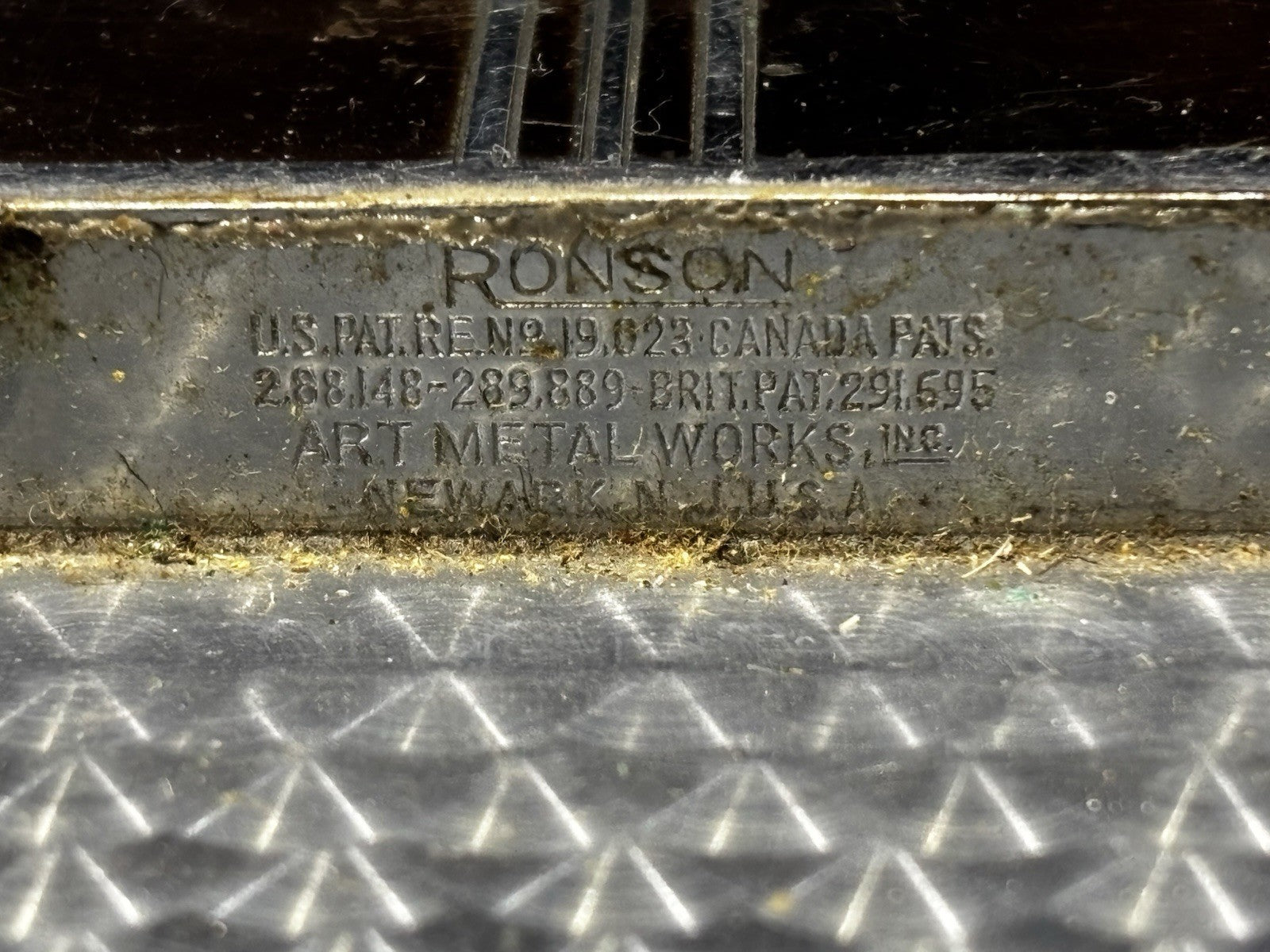 Art Deco Ronson Lighter Cigarette Case
