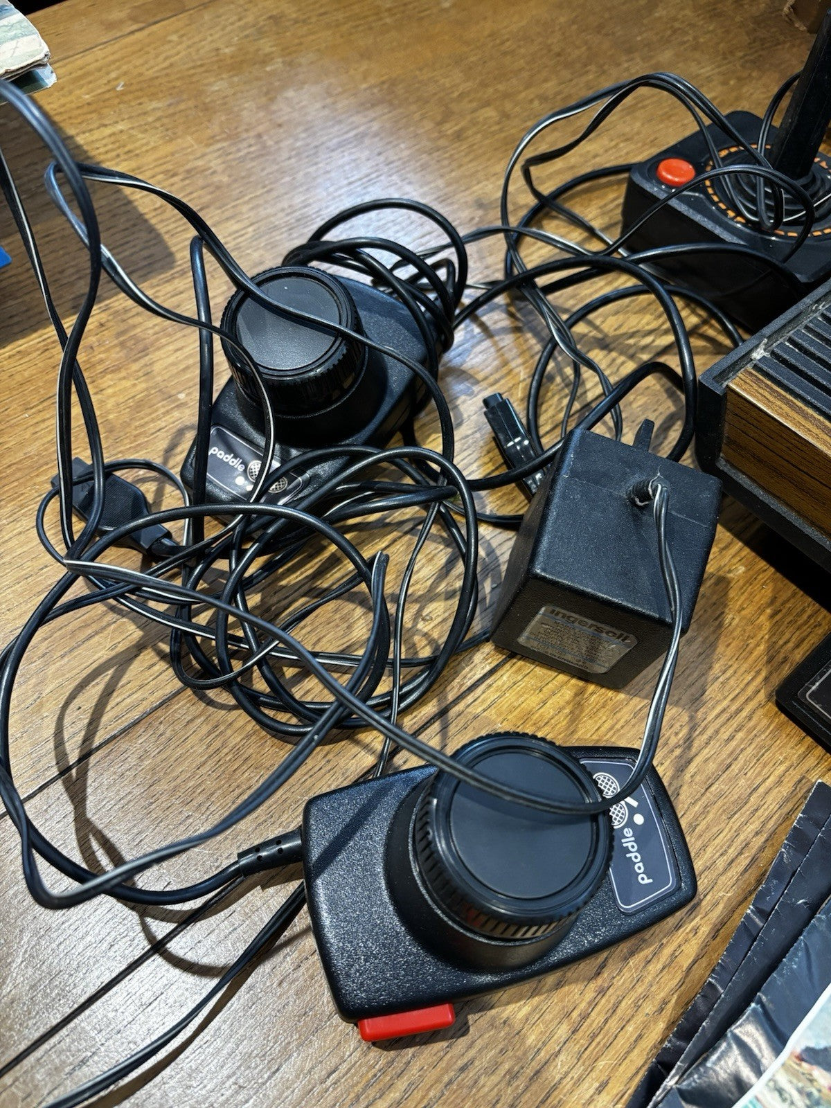 Atari 2600 With 2 joy sticks 2 paddles and 2 Games In Original Box