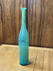 A very tall Maltese Mdina 'Ming' glass Bottle Vase By Michael Harris