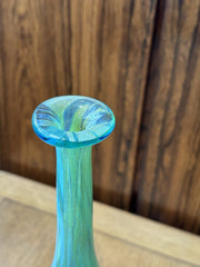 A very tall Maltese Mdina 'Ming' glass Bottle Vase By Michael Harris