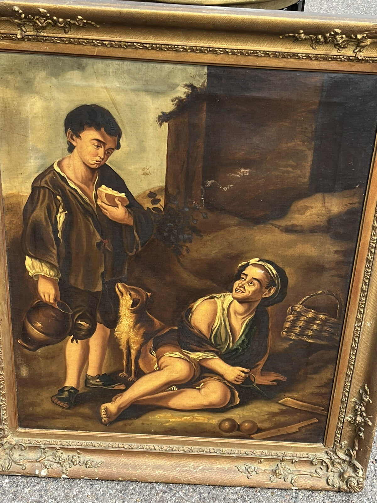 A Victorian Rendition. Bartolomé Estéban Murillo Oil On Canvas. L