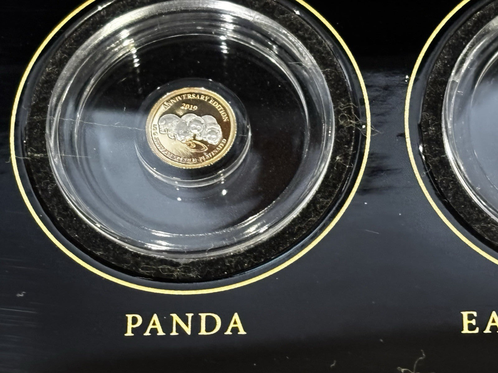 7 Half Gram Gold Coin Set, 2019 Anniversary Cased Edition.  3.5 G .999 Fine Gold