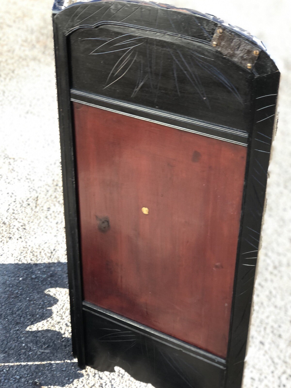 Antique Japanese Folding Fire Screen