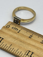 18ct Gold Princess Cut Diamond 0.40ct Ring
