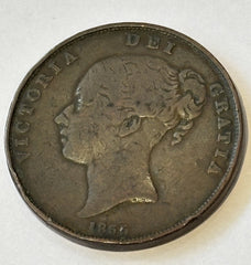1855 Young Head Victoria Penny