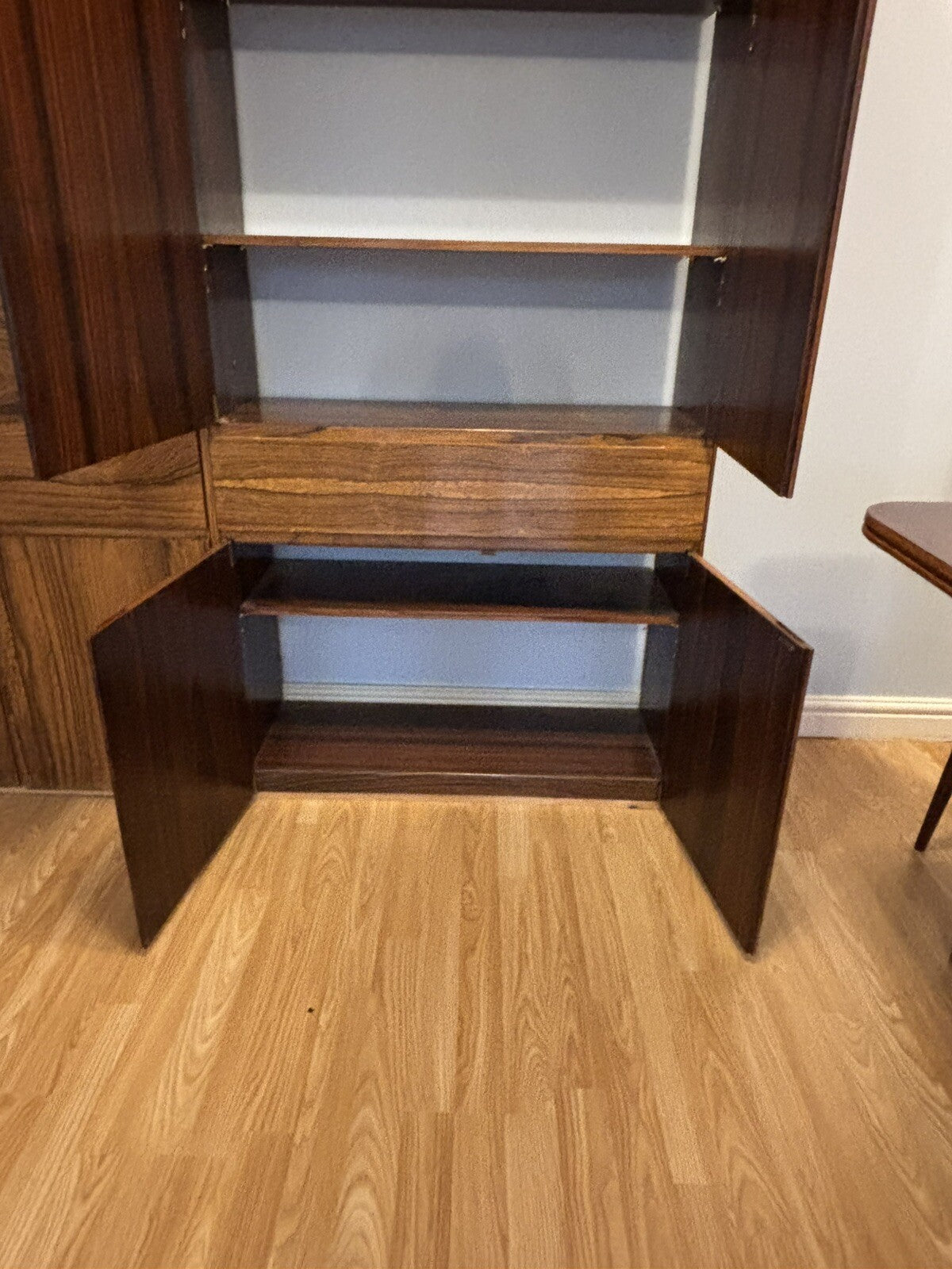 Archie Shine Rosewood Cocktail Cabinet, Display Cabinet, Shelves & Cupboards.