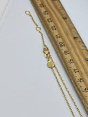 18k Gold Vermeil Plated On 925 Silver Amethyst Necklace