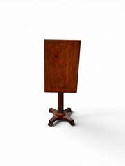 Antique William IV Mahogany Tilt Top Lamp Table/Side Table