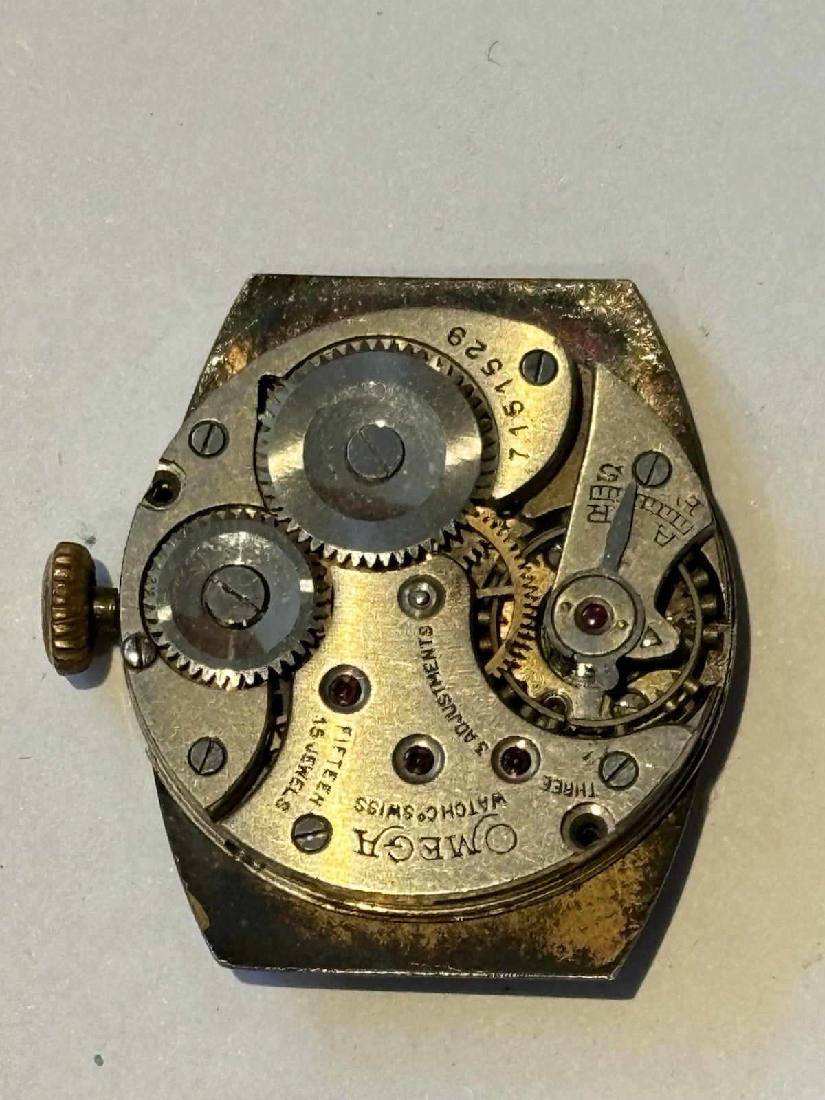 Art Deco Omega Watch Movement