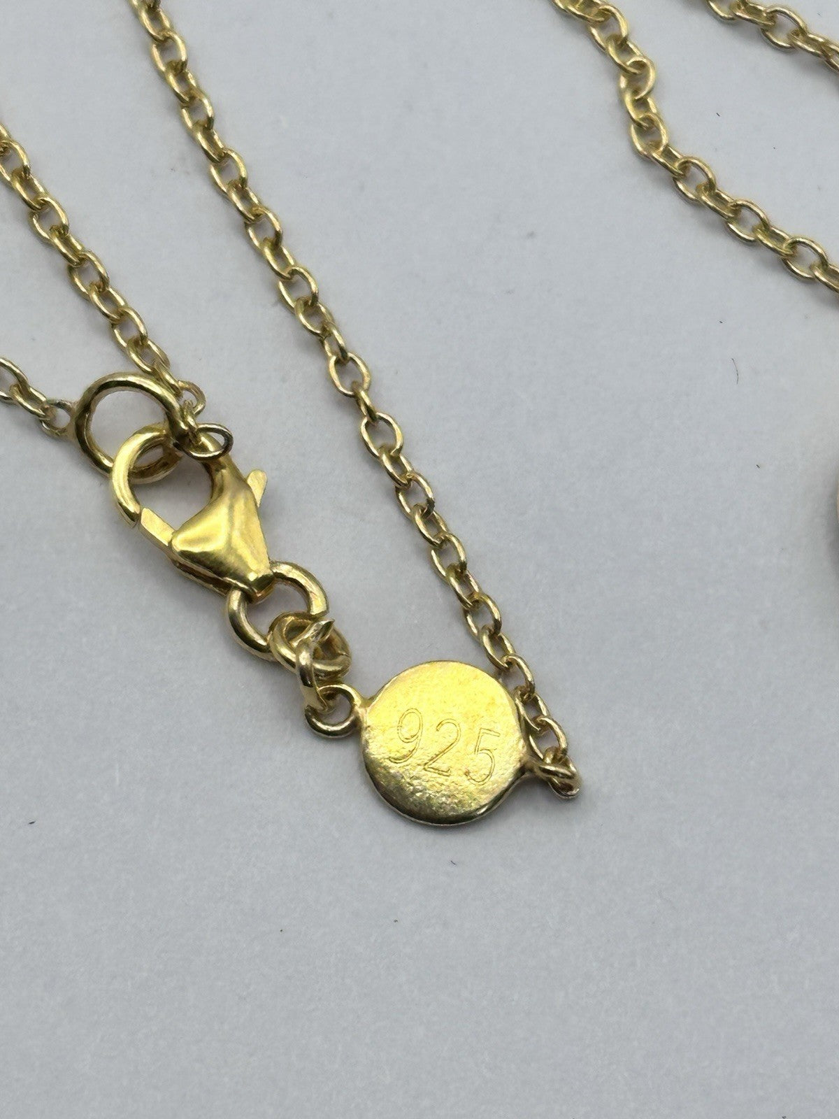 18k Gold Vermeil Plated On 925 Silver Amethyst Necklace