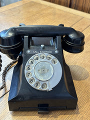 Bakelite Telephone, Call Exchange With Drawer And Been Converted.