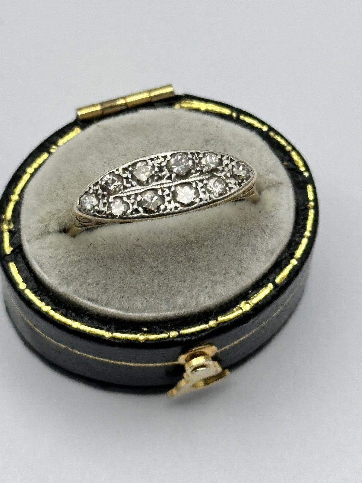 Antique Edwardian Victorian 18ct Gold Diamond Ring