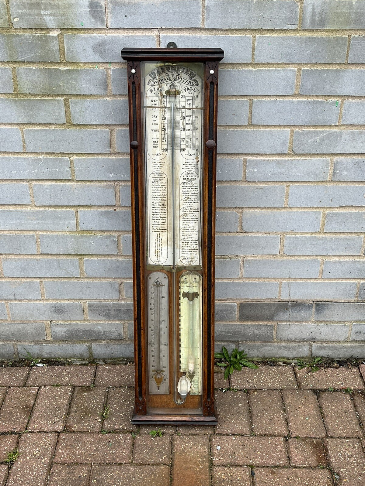 Antique Admiral Fitzroy Barometer