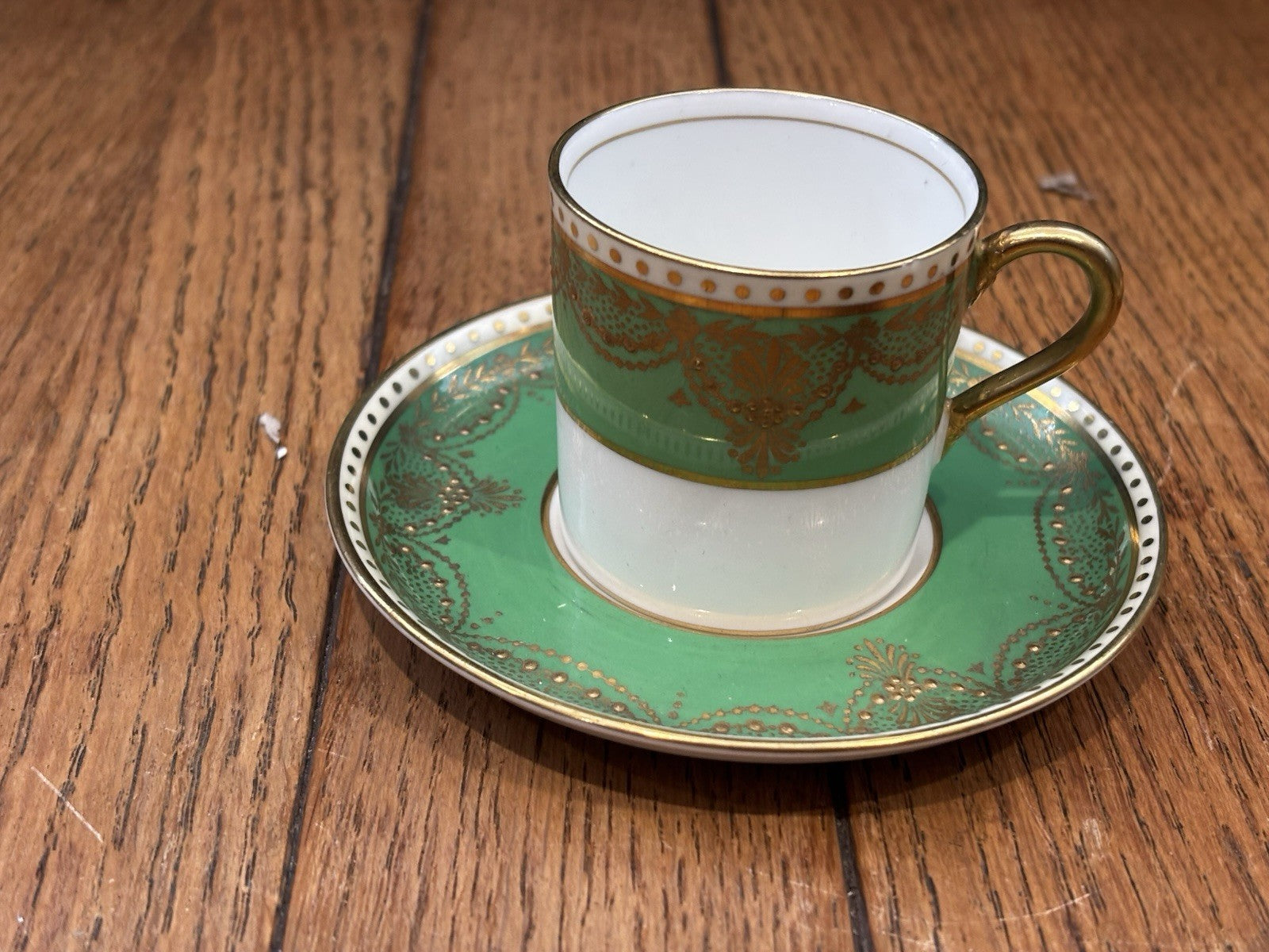 4 Aynsley Demitasse Cup And Saucer Sets