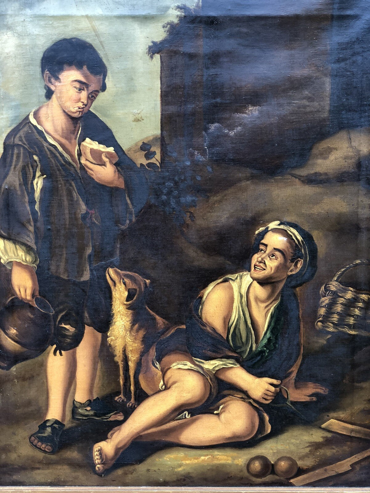 A Victorian Rendition. Bartolomé Estéban Murillo Oil On Canvas. L