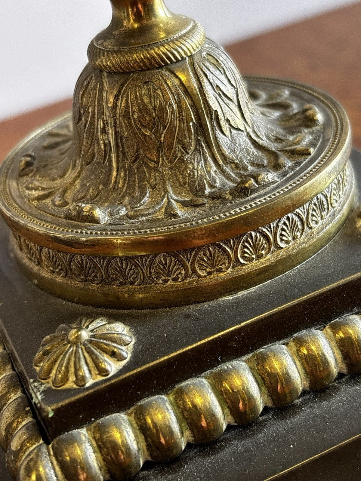 19th Century Gilt Bronze And Gold Gilt Candelabra, Decorated With Birds
