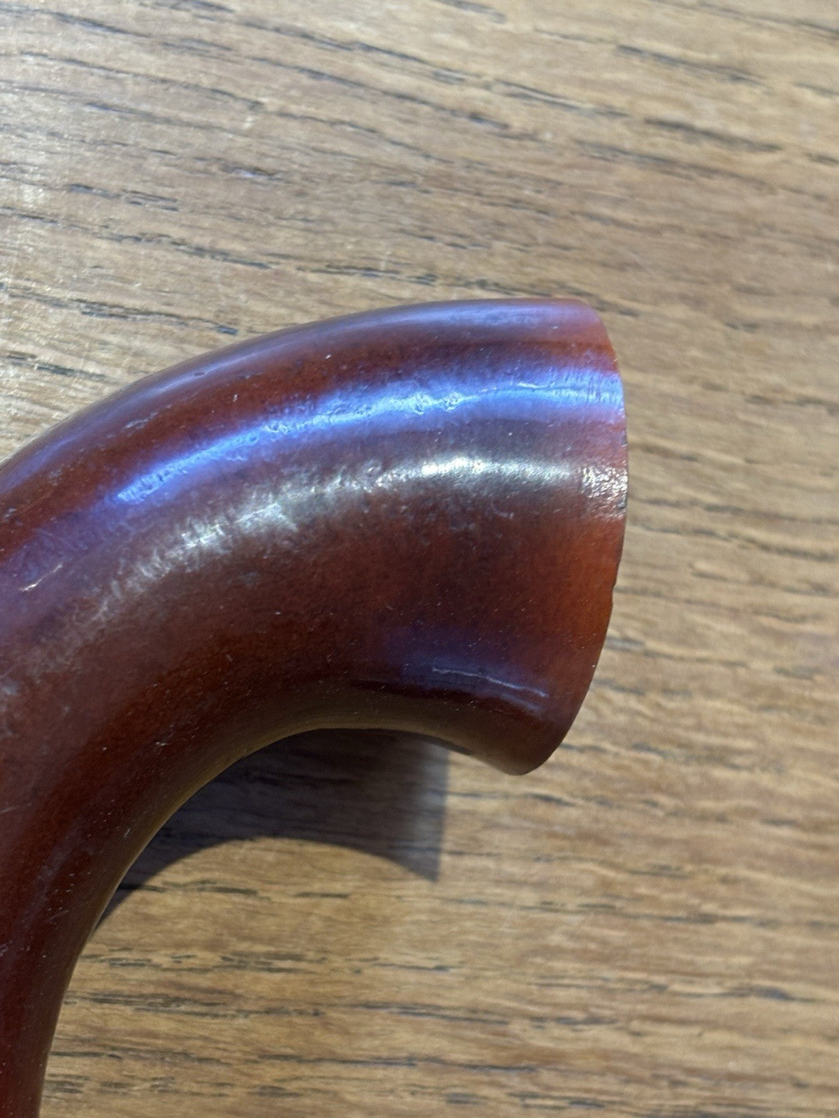 Antique Calabash Pipe with Silver Band