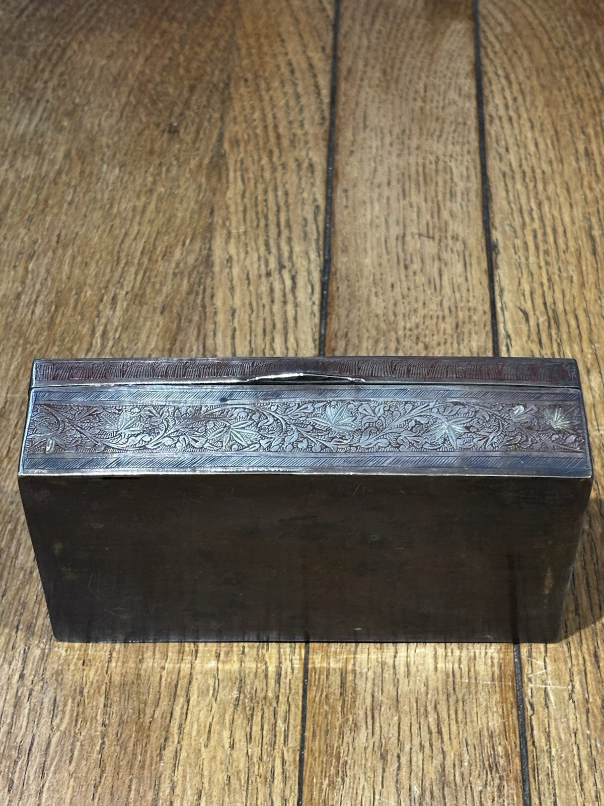 1920's Brass Cigarette Box