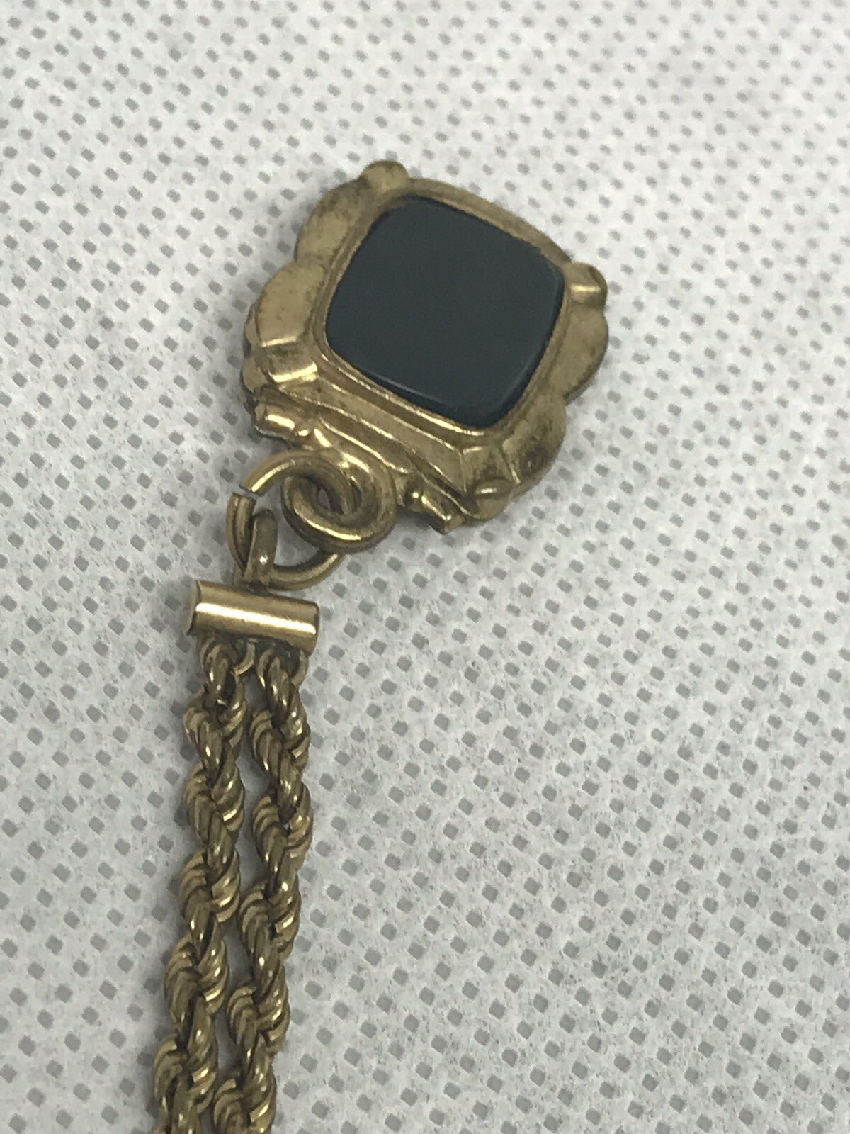 A Gold Plated Pocket Watch Chain