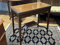 Antique Arts & Crafts Oak & inlaid Games / Card Table