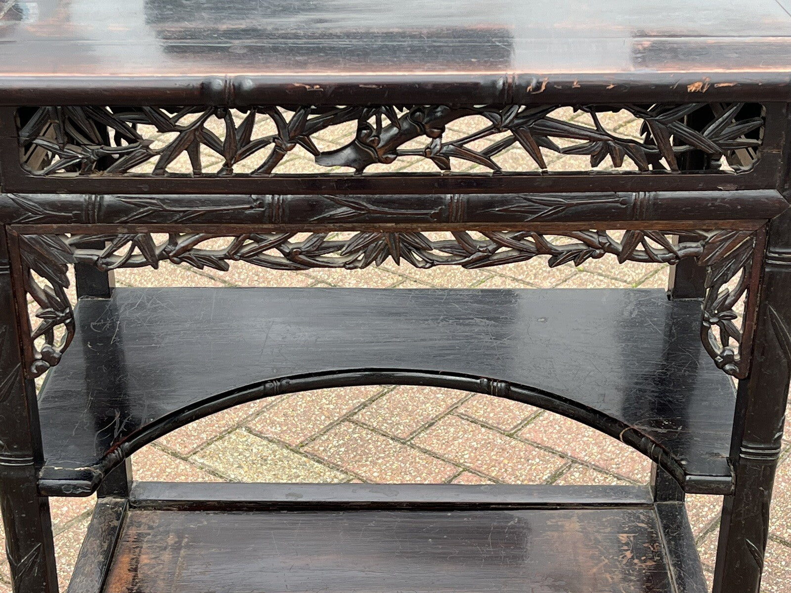 19th Century Chinese Hardwood Table With Drawer