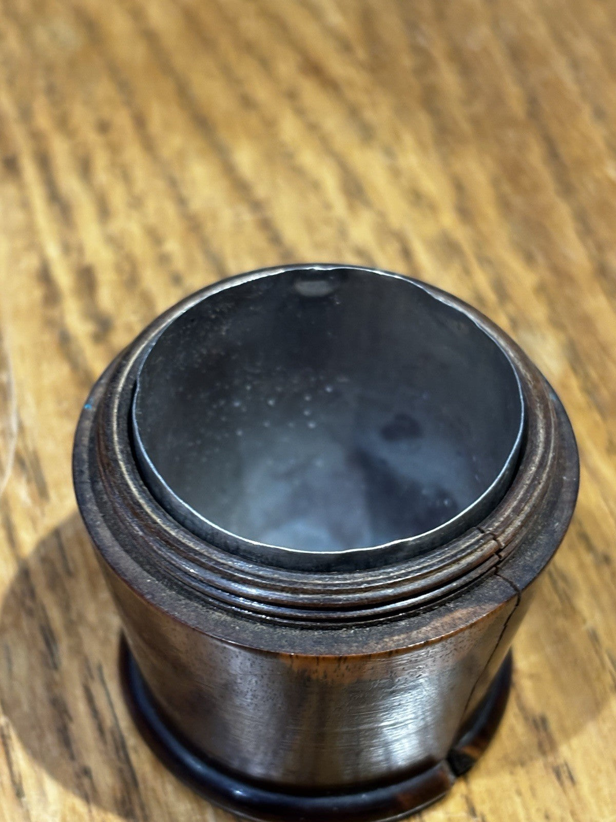 19th Century Lignum Vitae String Box