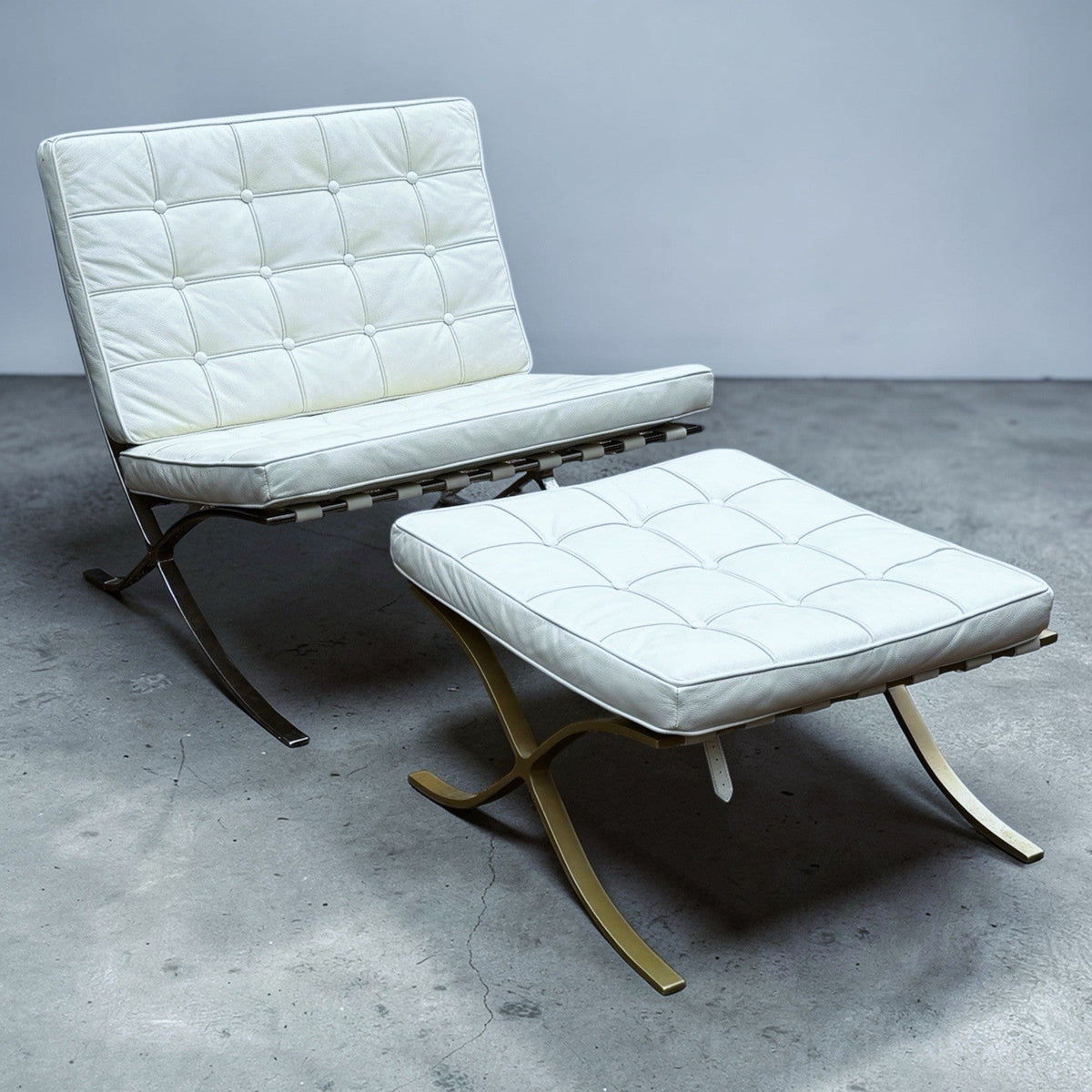 Barcelona Chair and Ottoman