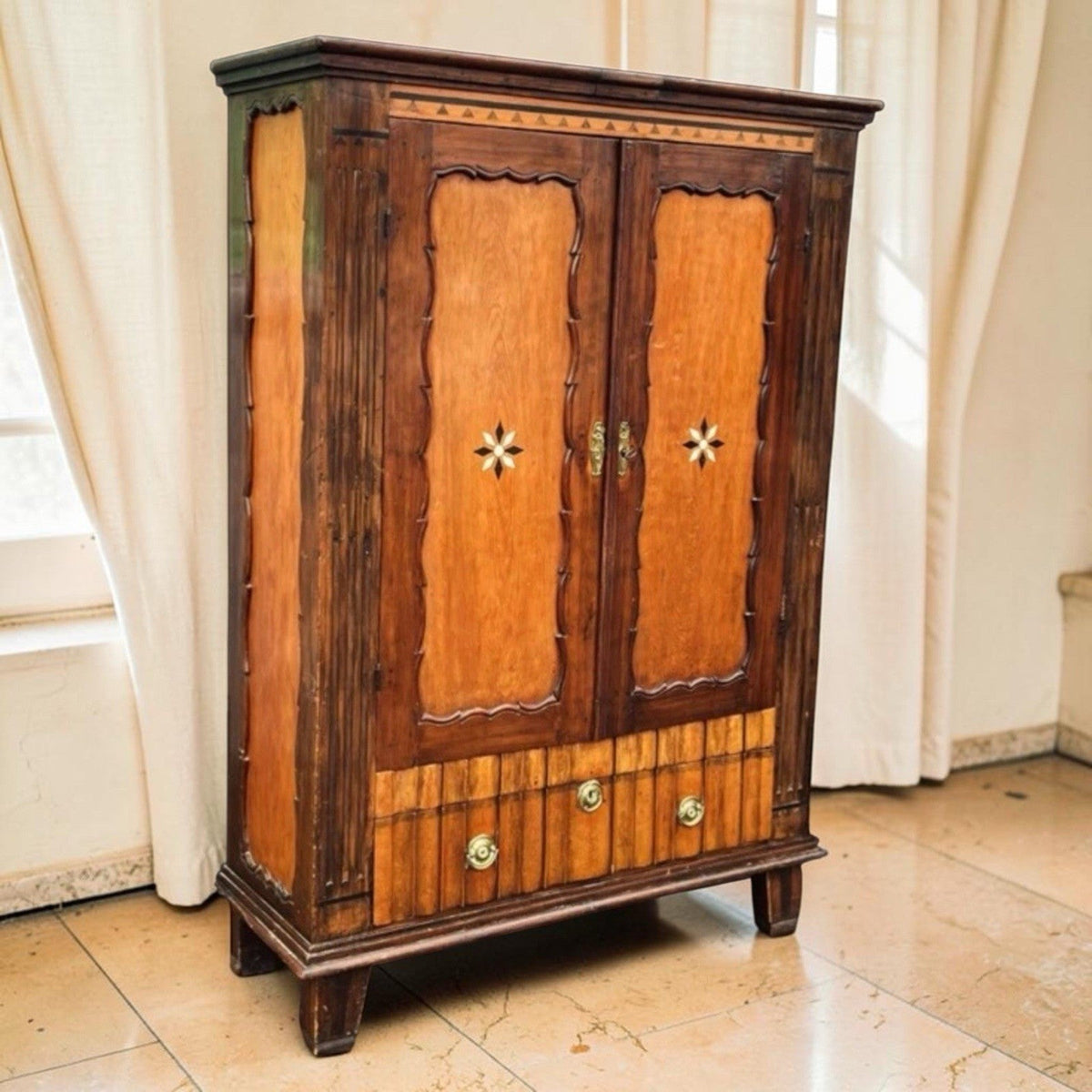 Antique Cabinet, Loads Of storage, Secret Compartment. With Key