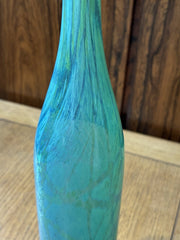 A very tall Maltese Mdina 'Ming' glass Bottle Vase By Michael Harris