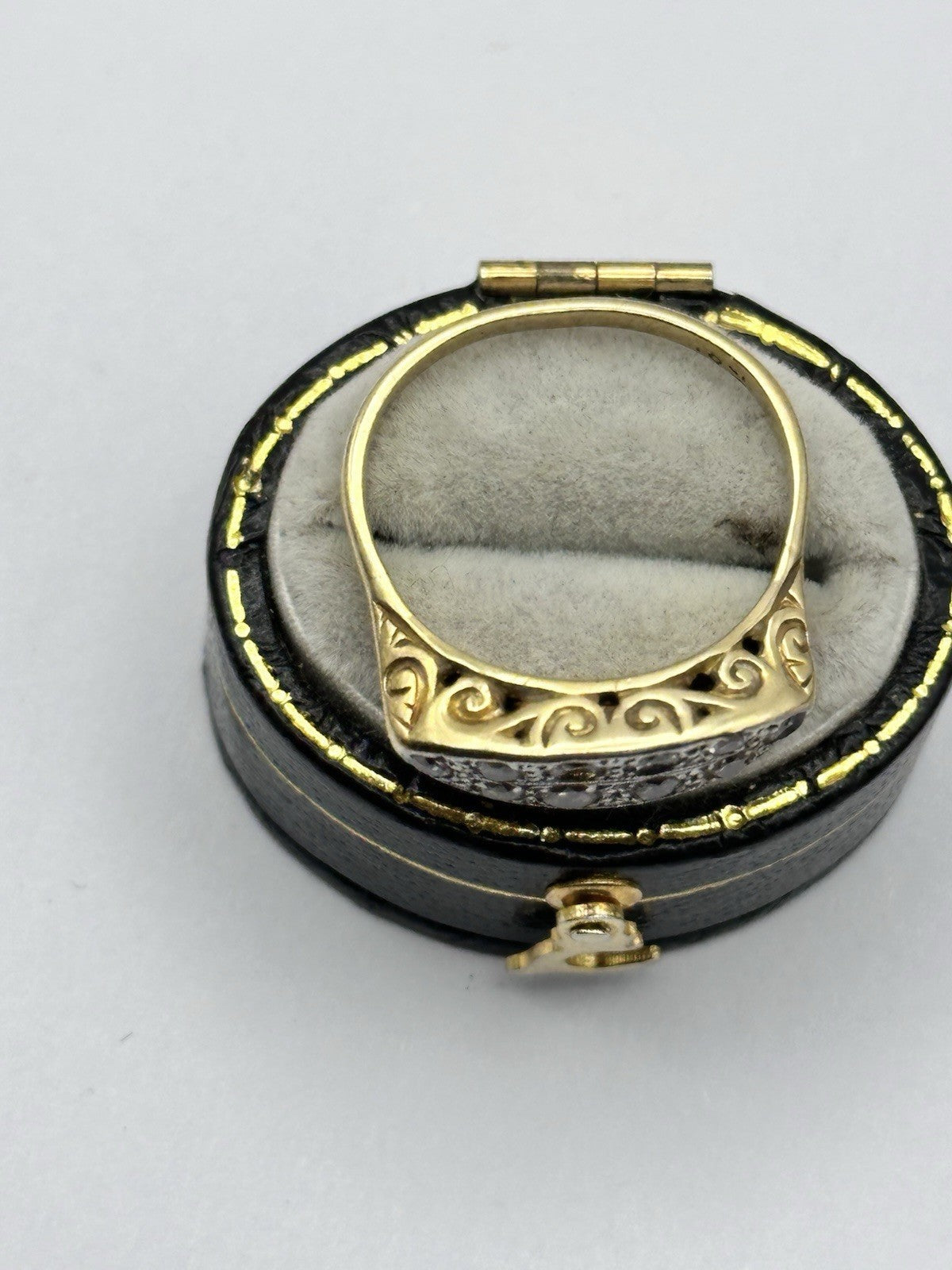 Antique Edwardian Victorian 18ct Gold Diamond Ring
