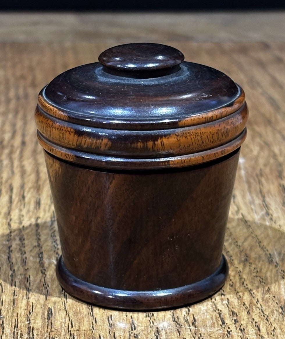 19th Century Lignum Vitae String Box