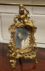 Art Noveau Gilt Bronze Photo Frame