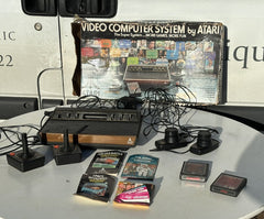 Atari 2600 Computer With Box And Games