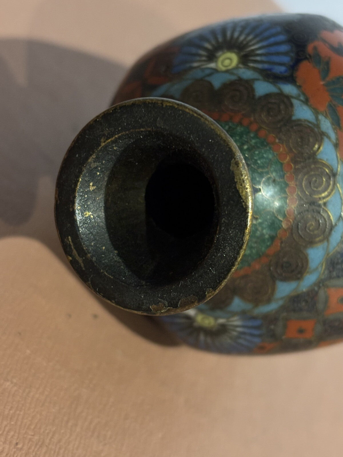 Antique Cloisonné Vases. Good Quality And Highly Decorated.