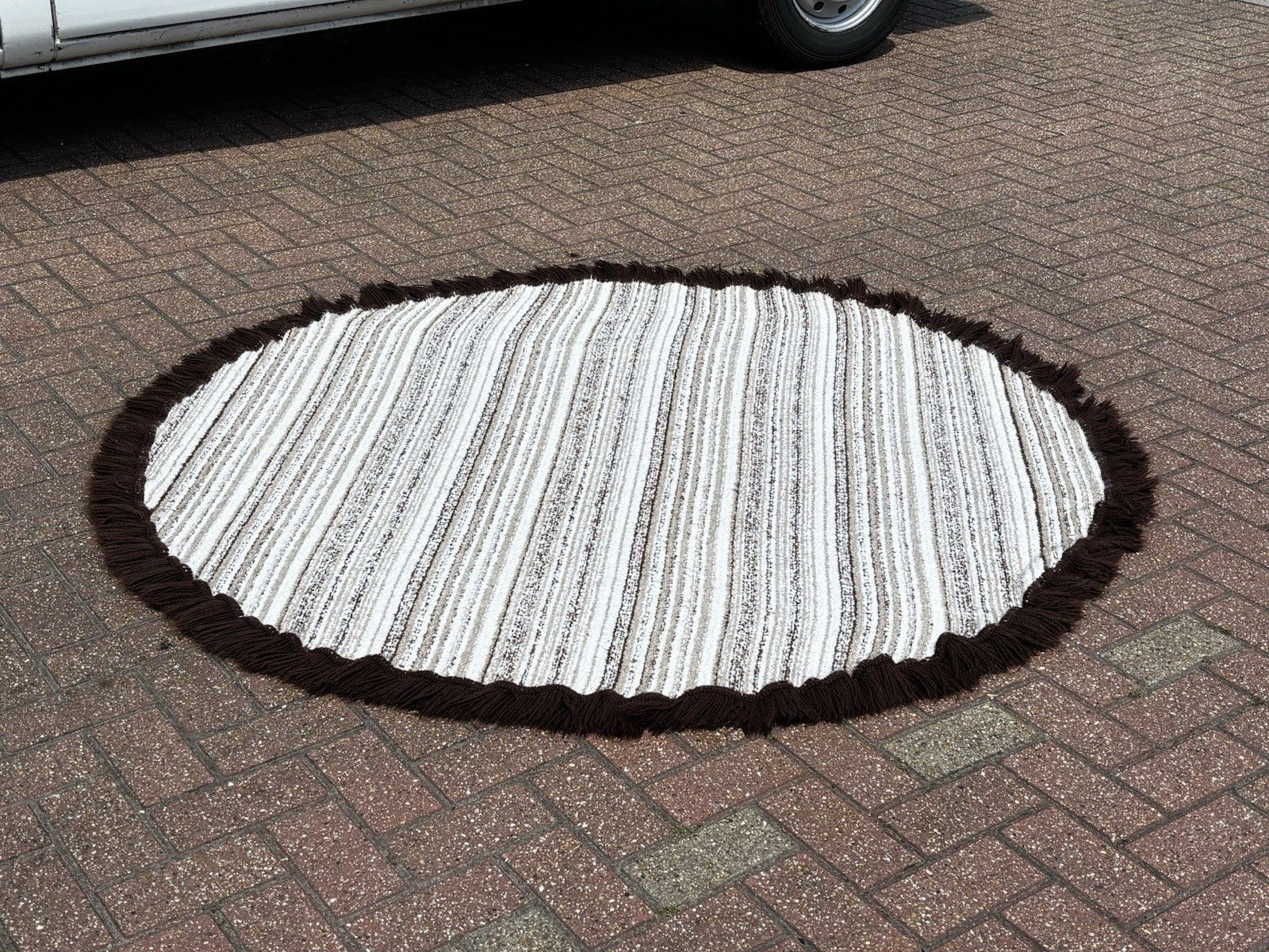 1970's Original Circular Rug