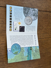 1999 Alderney Total Eclipse Of The Sun £5 Royal Mint Coin