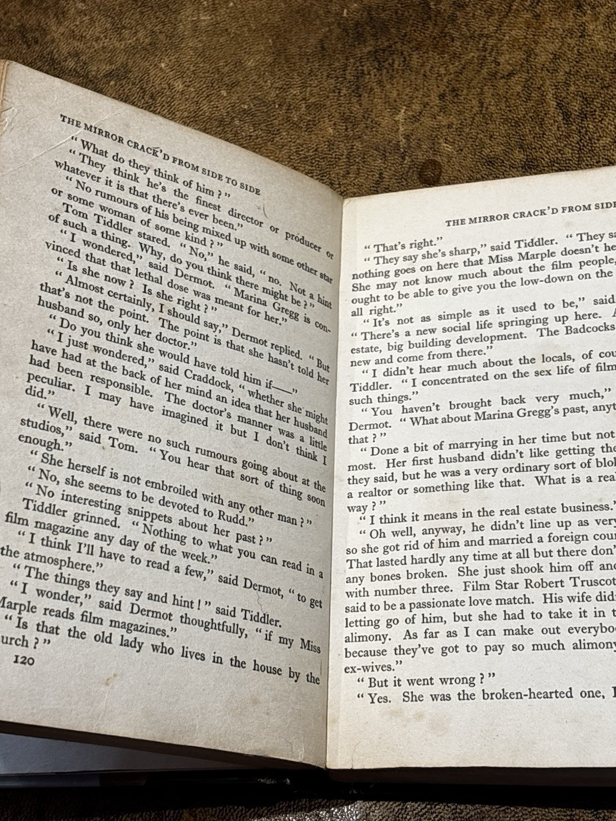 Agatha Christie. The Mirror Crack'd From Side To Side. 1963 Hardback