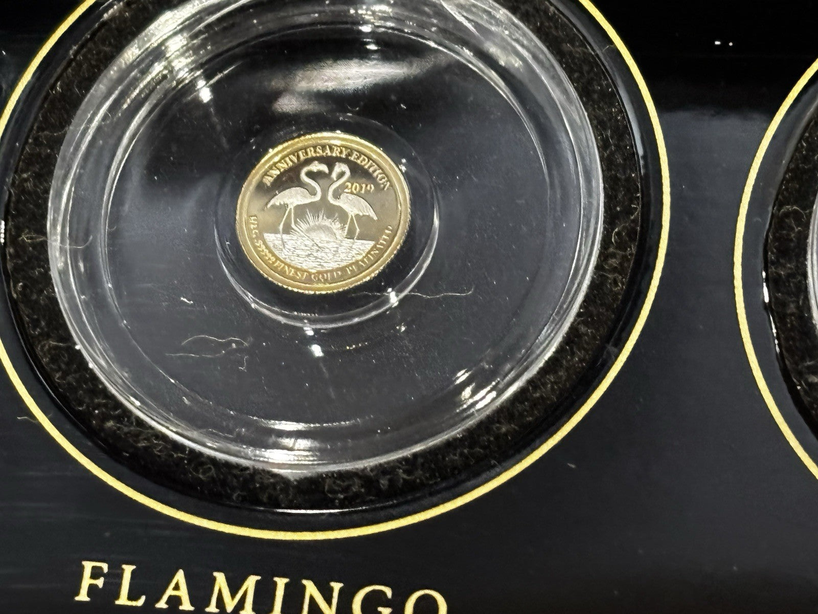 7 Half Gram Gold Coin Set, 2019 Anniversary Cased Edition.  3.5 G .999 Fine Gold