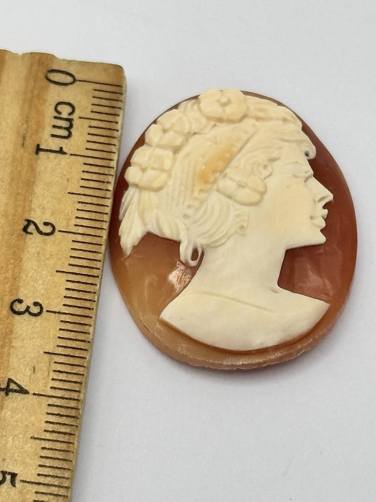 2 Vintage Carved Shell Cameo Unmounted