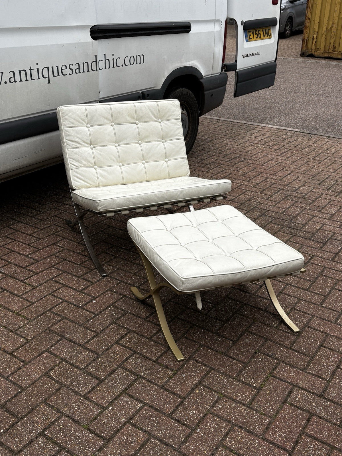 Barcelona Chair and Ottoman