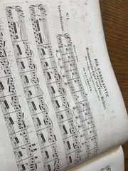 Antique Piano Music Hardback, The Unknown, La Straniera, by Vincenzo Bellini