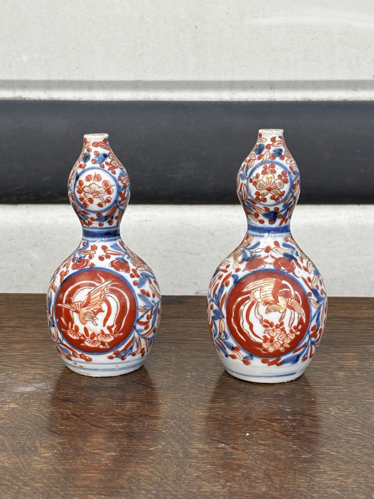 Antique Japanese Pair Of  Imari Vases