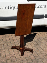 Antique William IV Mahogany Tilt Top Lamp Table/Side Table