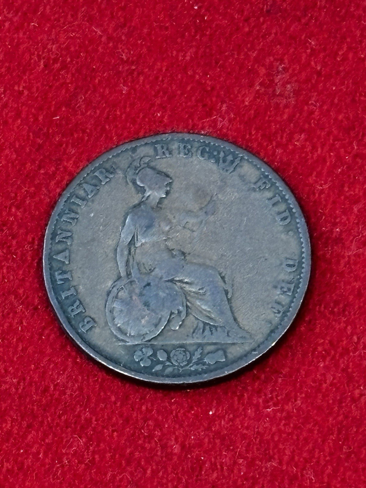 1853 Copper  Coin – Victoria Young Head