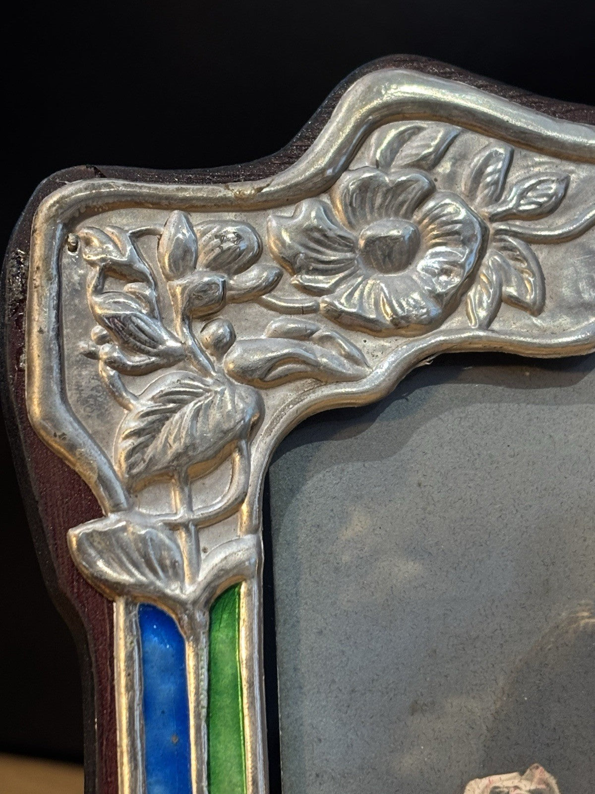 Art Noveau Style Silver Photo Frame