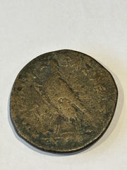 Ancient Ptolemy Coin, Eagle & Zeus