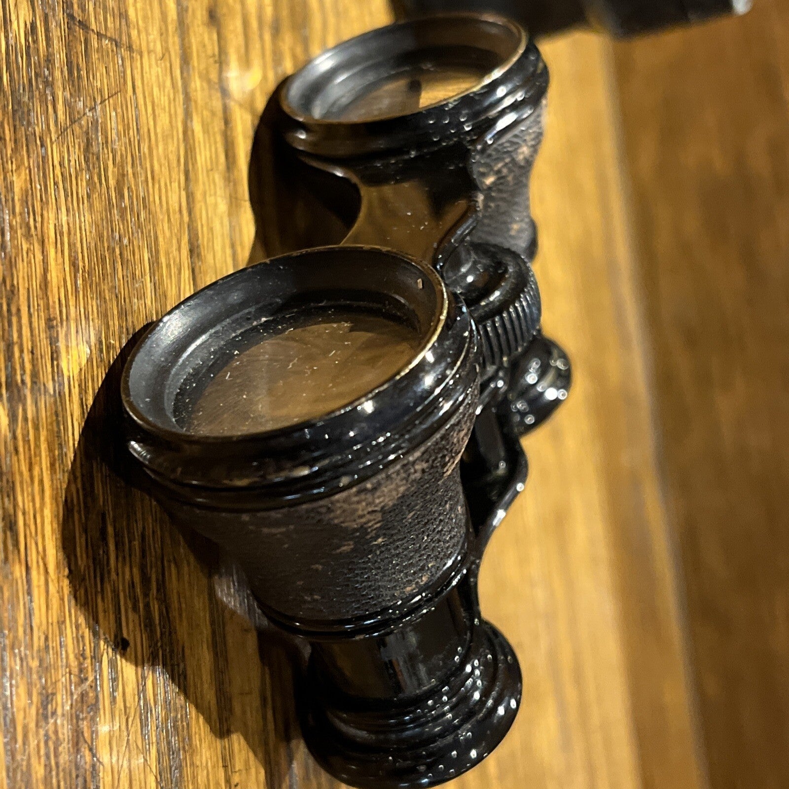 Antique Opera Glasses In Original Leather Lined  Case