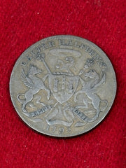 1792 Exeter Halfpenny Issued By Samuel Kingdon